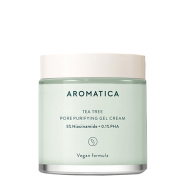 Балансирующий крем-гель для жирной кожи – Aromatica Tea Tree Pore Purifying Gel Cream