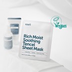 Маска для лица тканевая успокаивающая - Dear, Klairs Rich Moist Soothing Tencel Sheet Mask