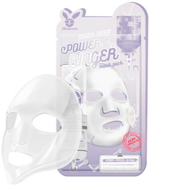 Тканевая маска с молочными протеинами Elizavecca Milk Deep Power Ringer Mask Pack
