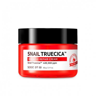 Крем с муцином чёрной улитки - Some By Mi Snail truecica miracle repair cream