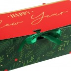 Подарочная коробка с лентой «Happy New Year»